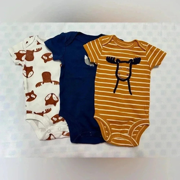 Carter's Just one you 3 pack bodysuits onesies Size 3 Months - Picture 2 of 10